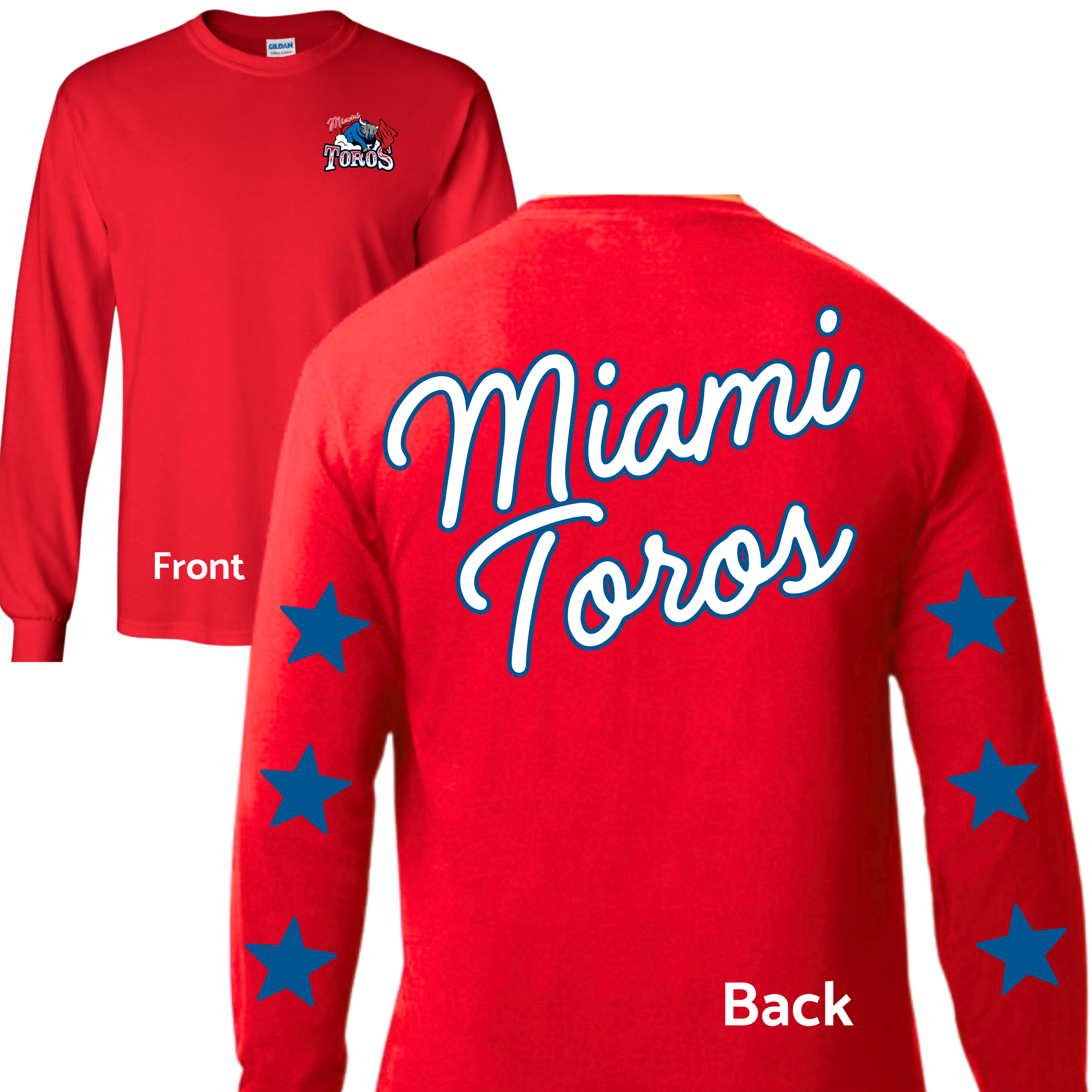Miami Toros Long Sleeve Star Shirt