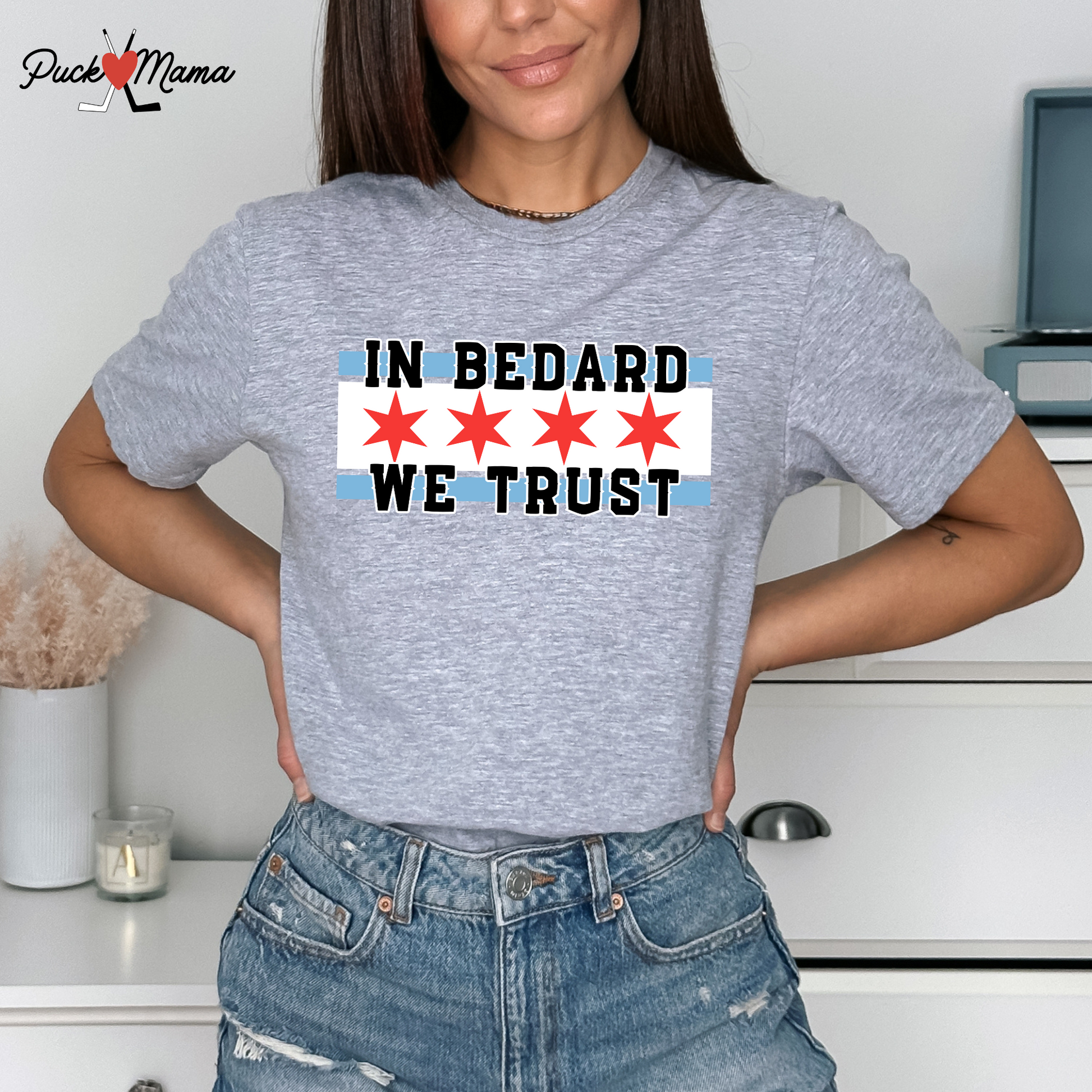 In Bedard We Trust Hockey Unisex Tee