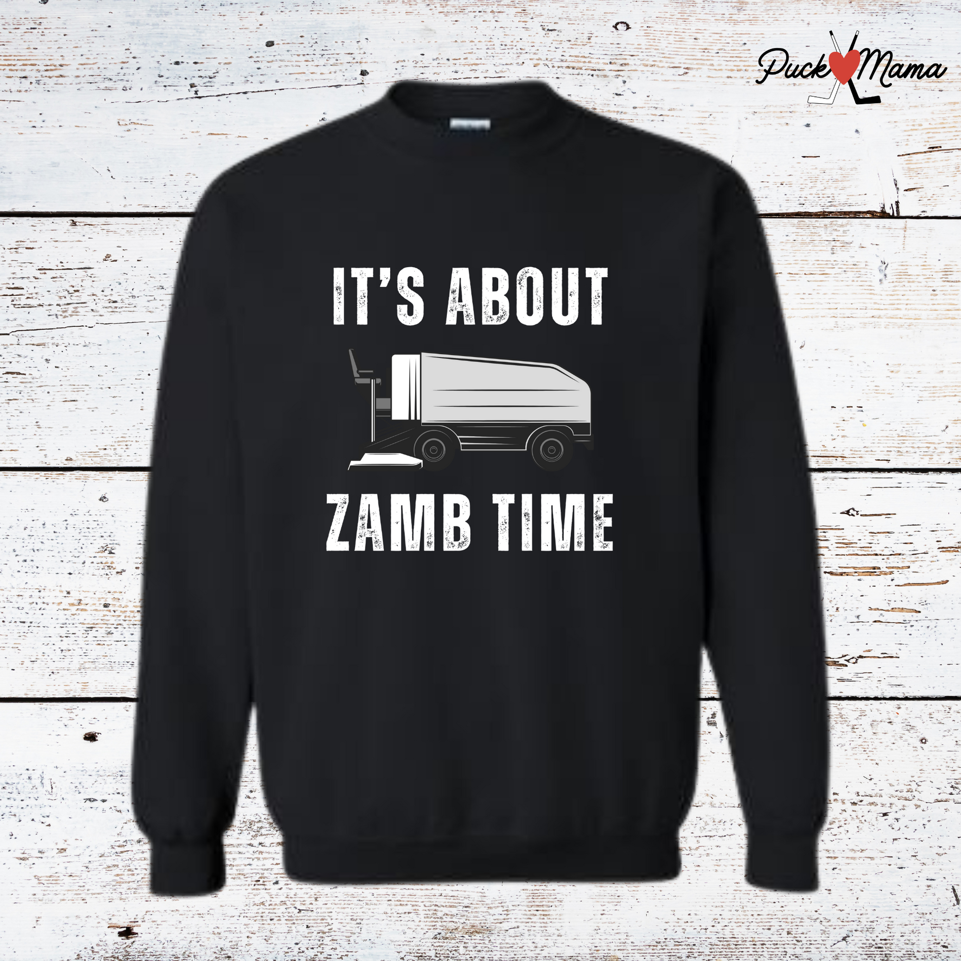About Zamb Time Hockey Unisex Crew Sweatshirt