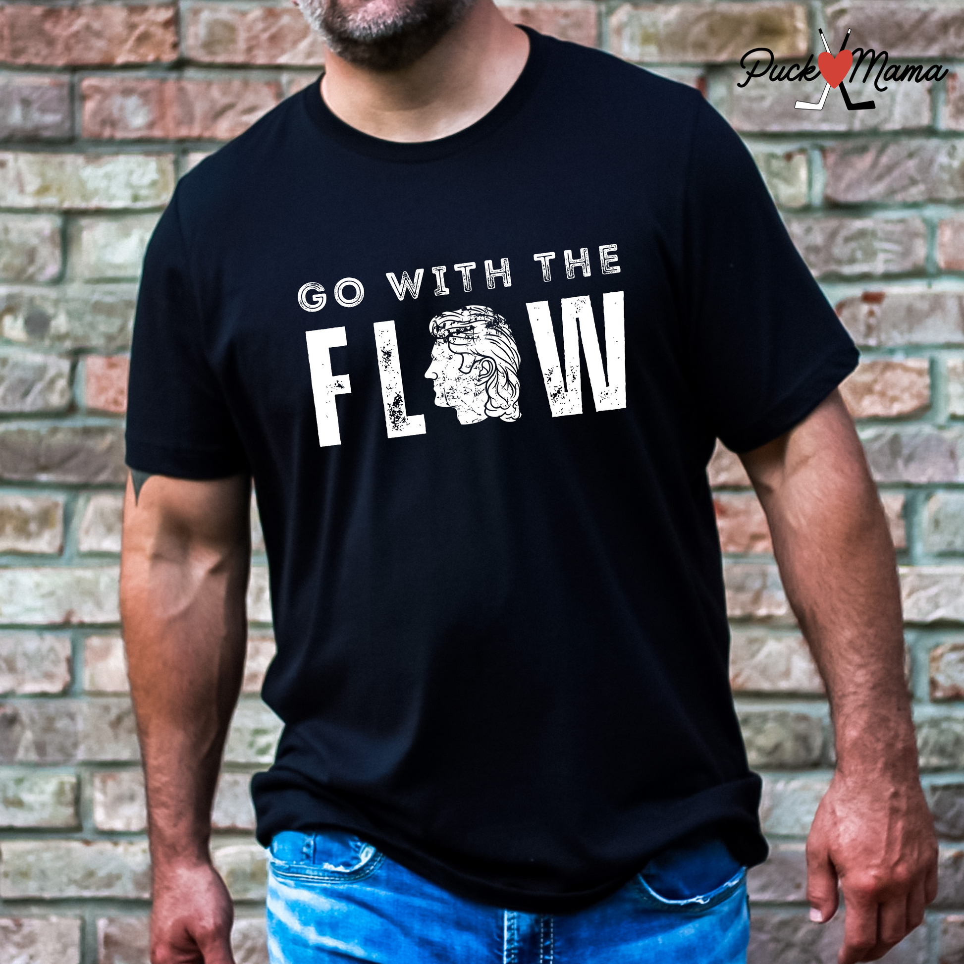 Go with the Flow Hockey Unisex Tee