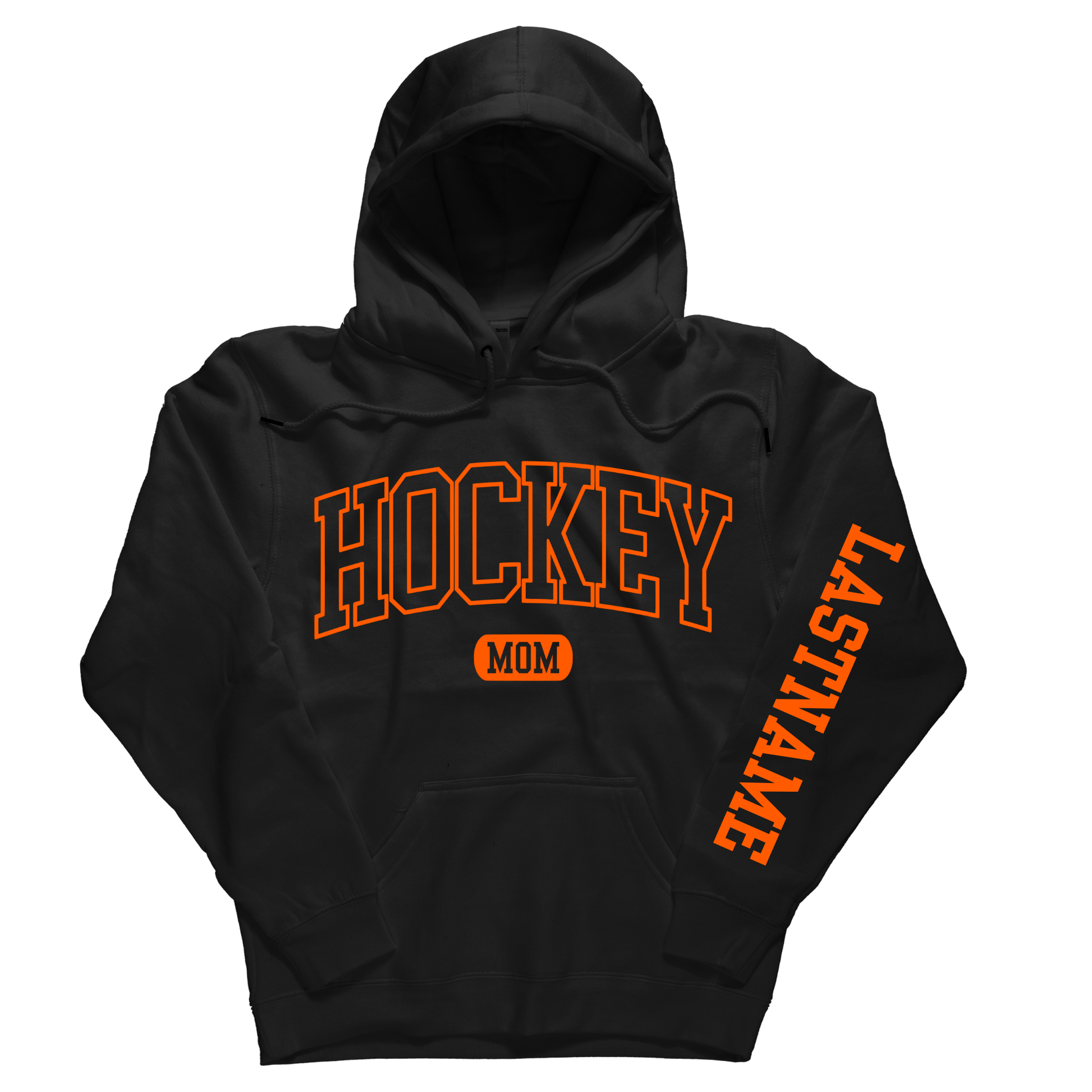 Custom Hockey Mom Hooded Sweatshirt – Personalized Name & Role