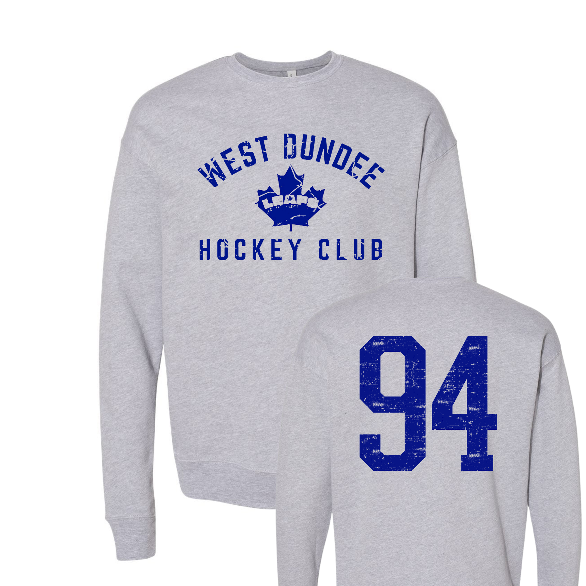 Leafs Distressed Crew