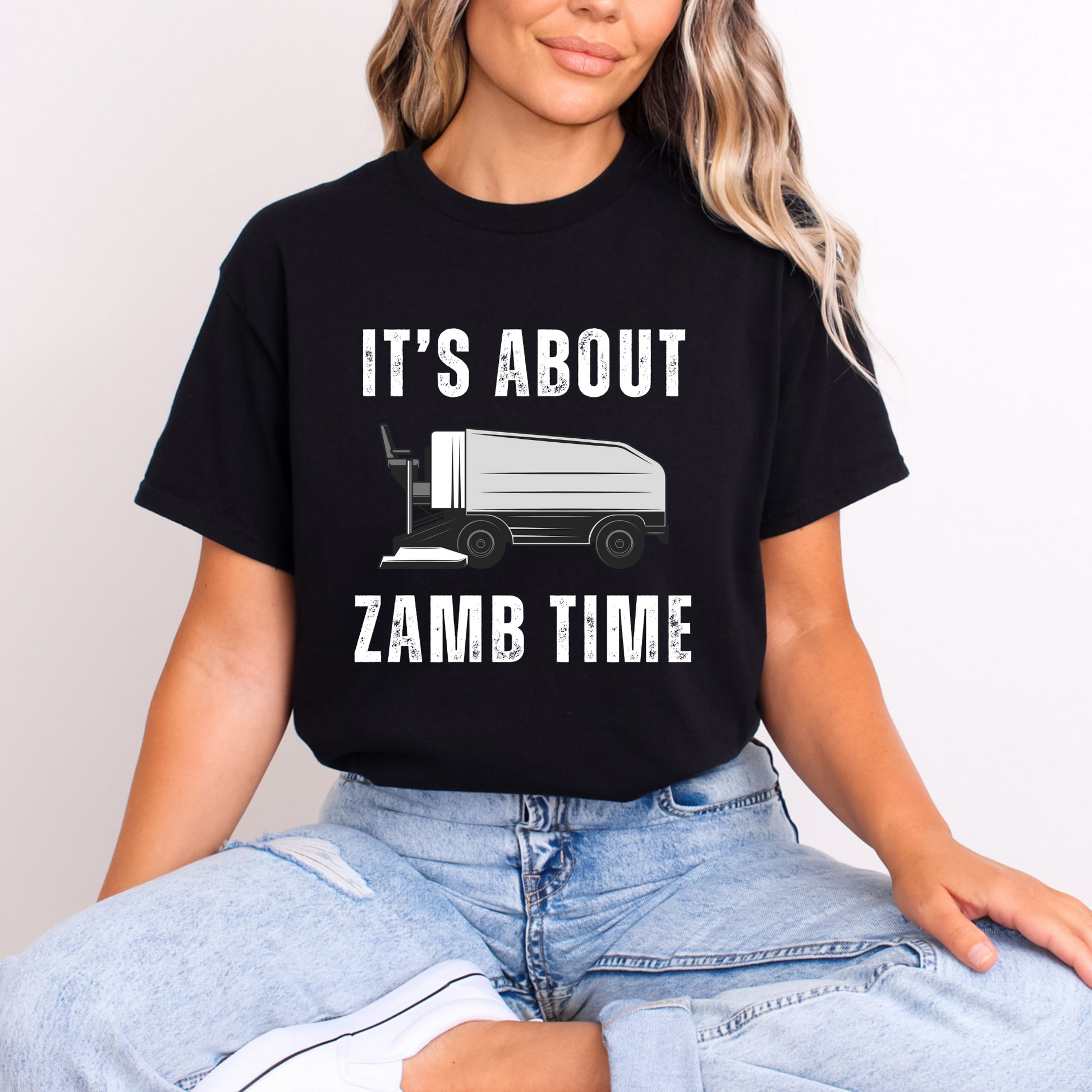 About Zamb Time Hockey Unisex Tee