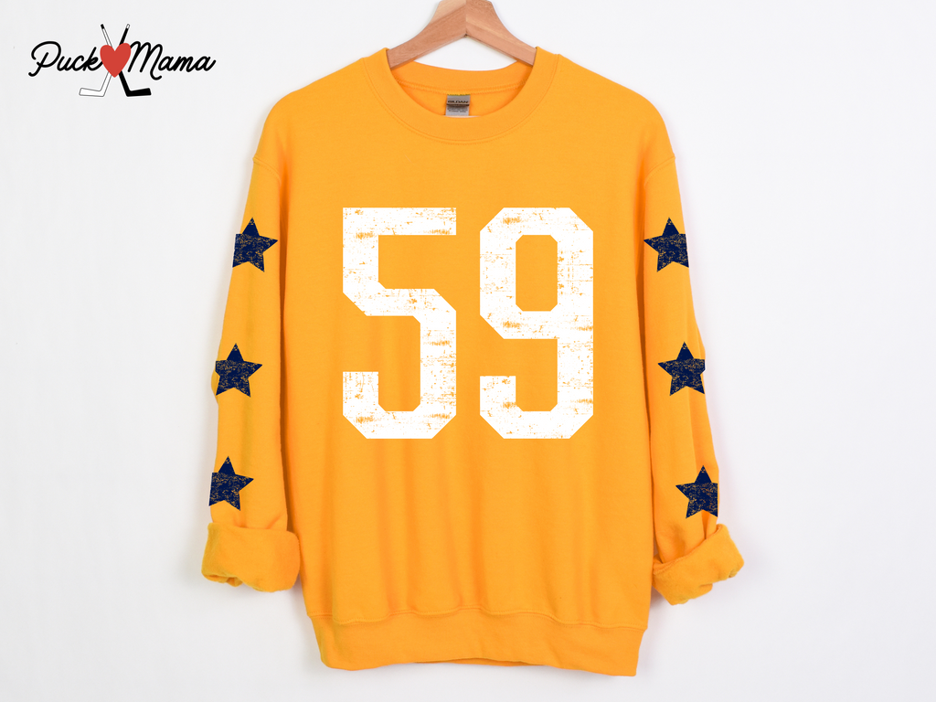 Custom Spirit Jersey | Personalized Sweatshirt with Stars & Number