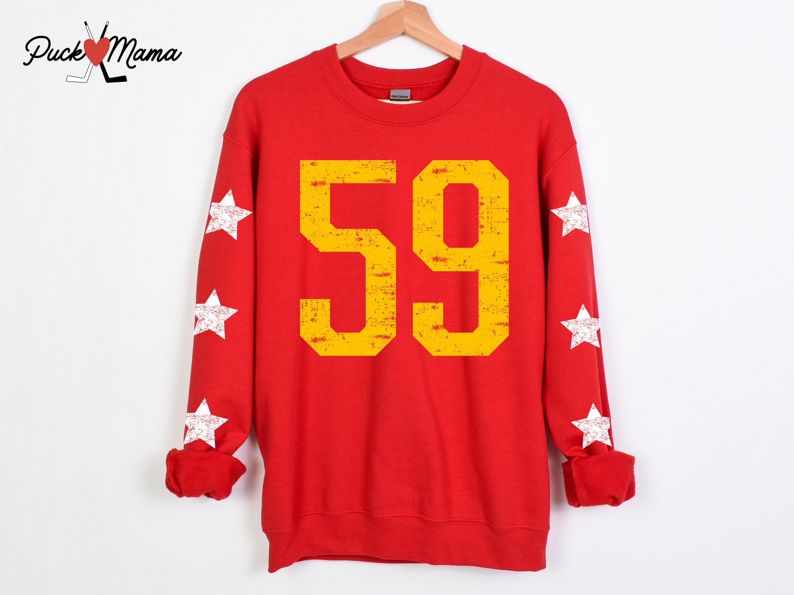 Custom Spirit Jersey | Personalized Sweatshirt with Stars & Number