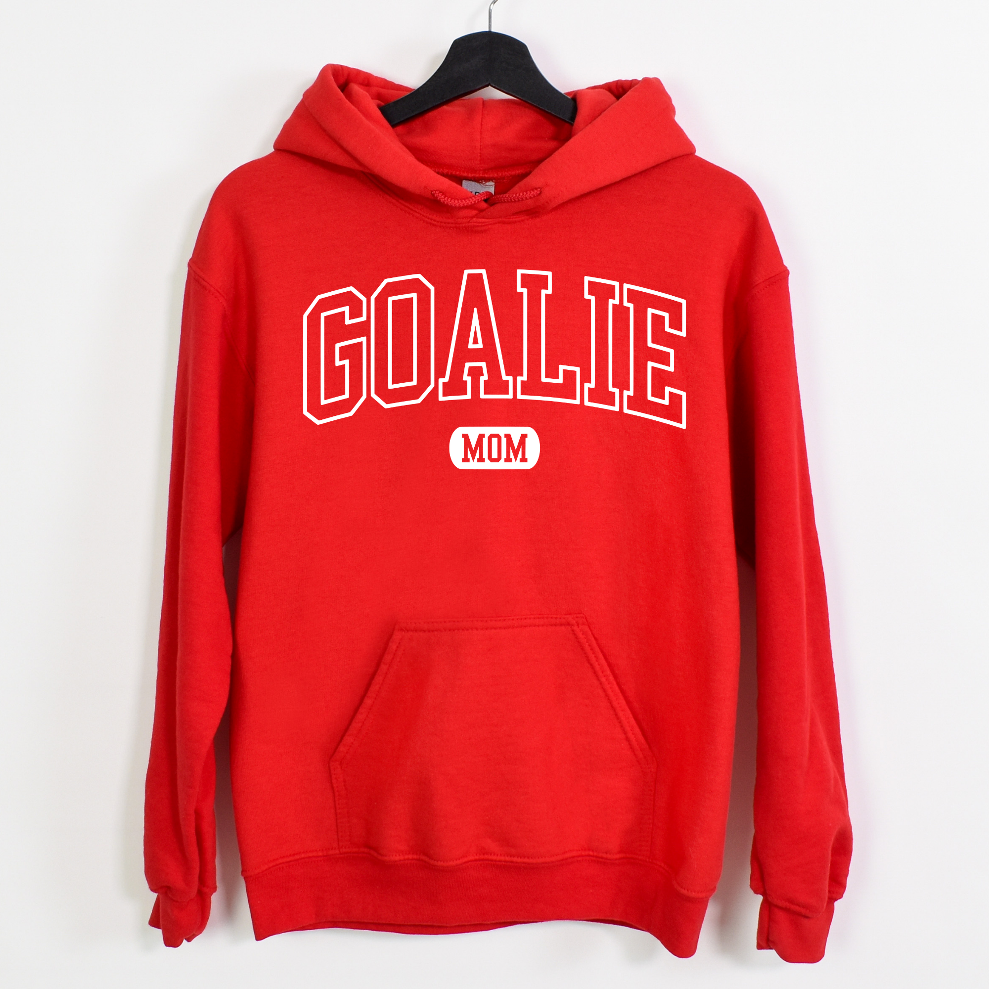 Custom Goalie Mom Hooded Sweatshirt – Personalized Name & Role