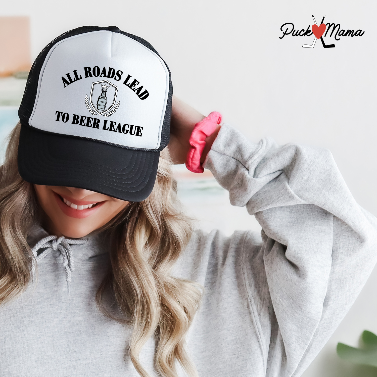 All Roads Lead to Beer League Trucker Hat