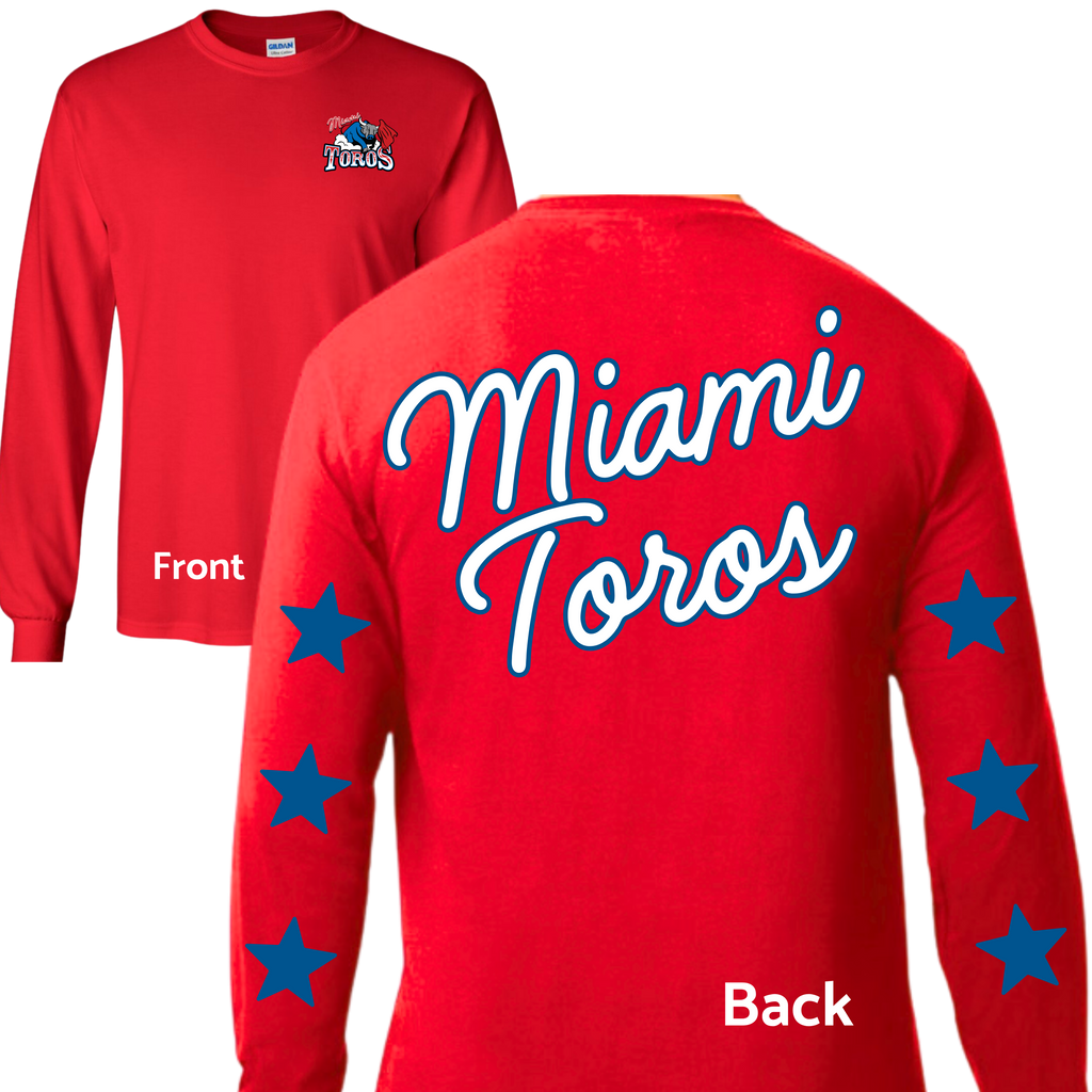 Miami Toros Long Sleeve Star Shirt