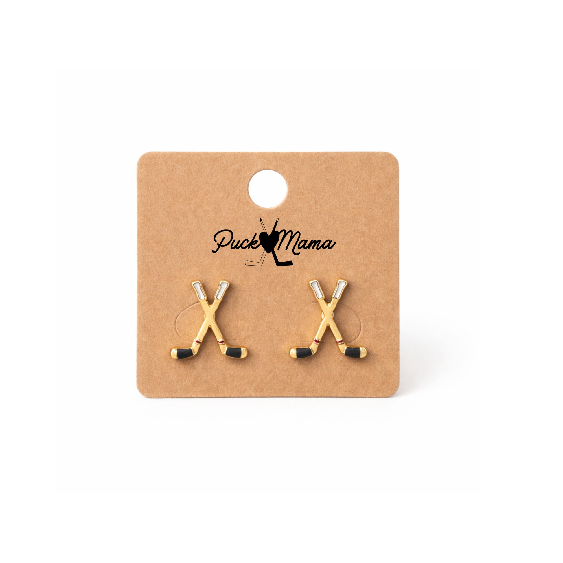 Hockey Enamel earrings