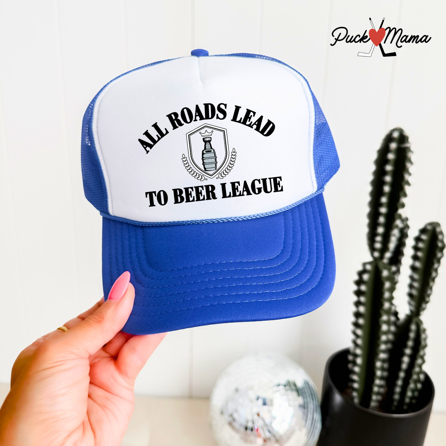 All Roads Lead to Beer League Trucker Hat