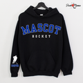 Custom Mascot Hockey Hoodie with Personalized Sleeve