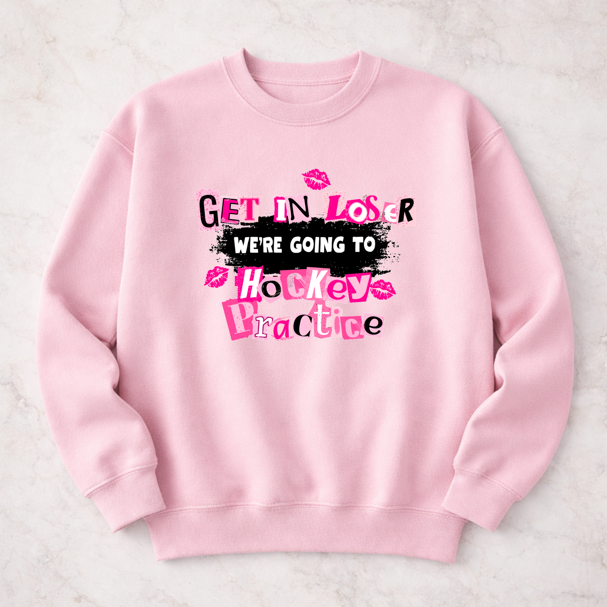 Get in Loser, We’re Going to Hockey Practice Crew Sweatshirt