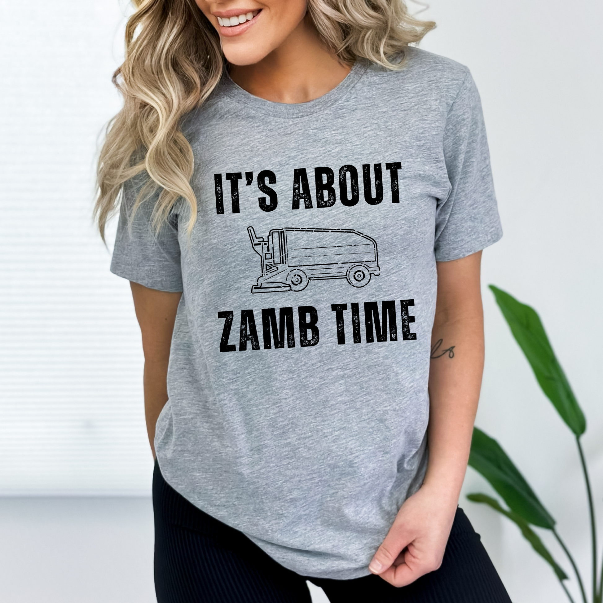 About Zamb Time Hockey Unisex Tee
