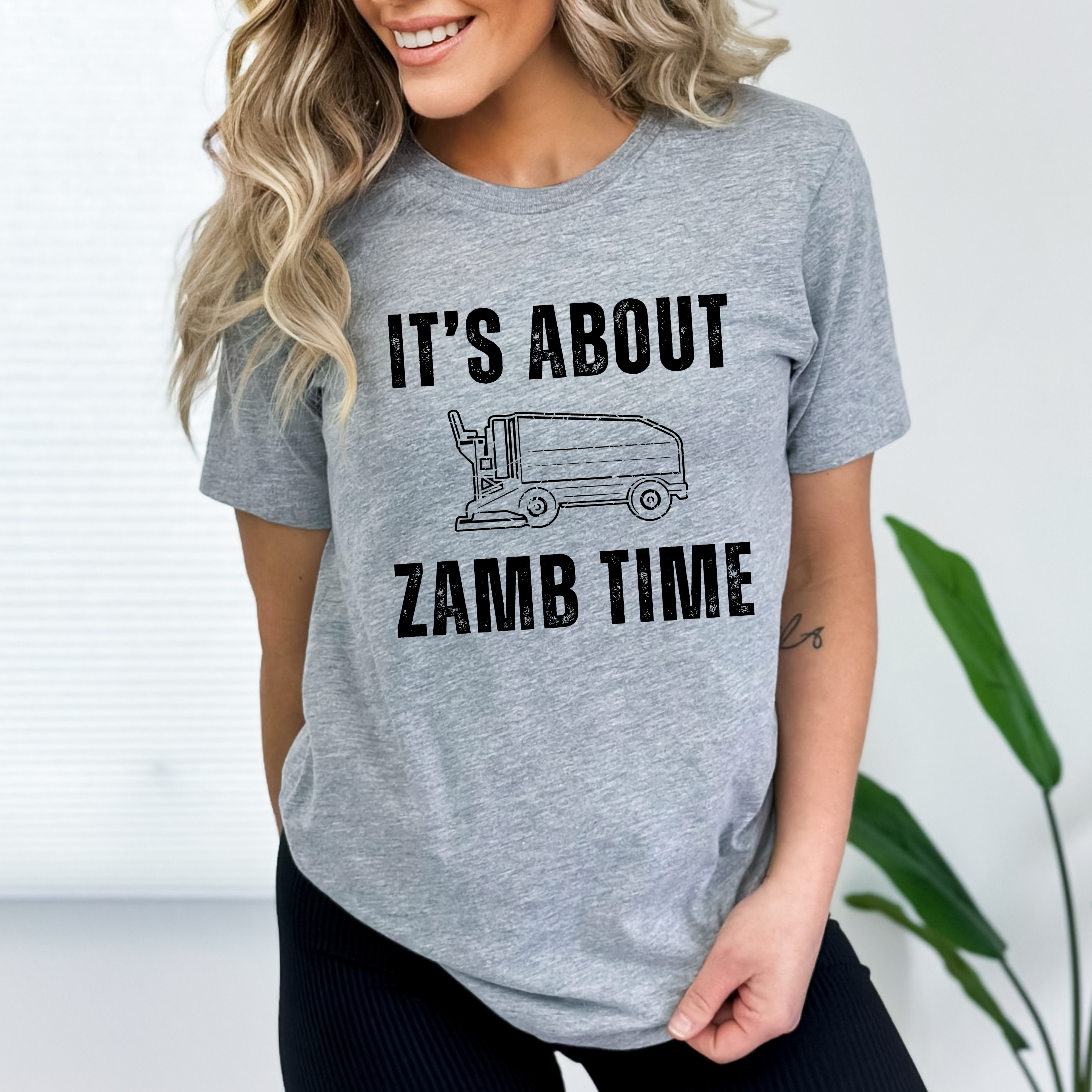 About Zamb Time Hockey Unisex Tee