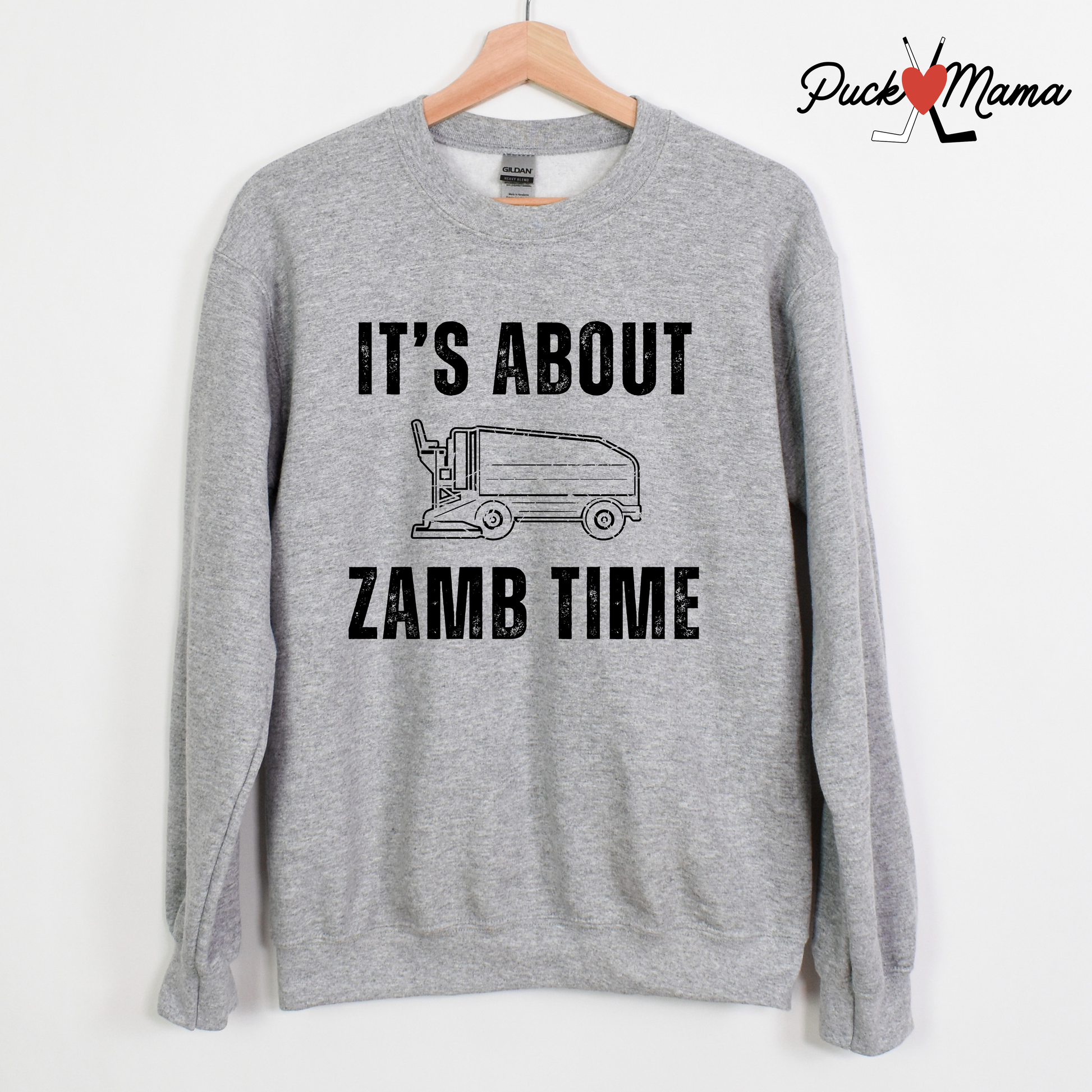 About Zamb Time Hockey Unisex Crew Sweatshirt