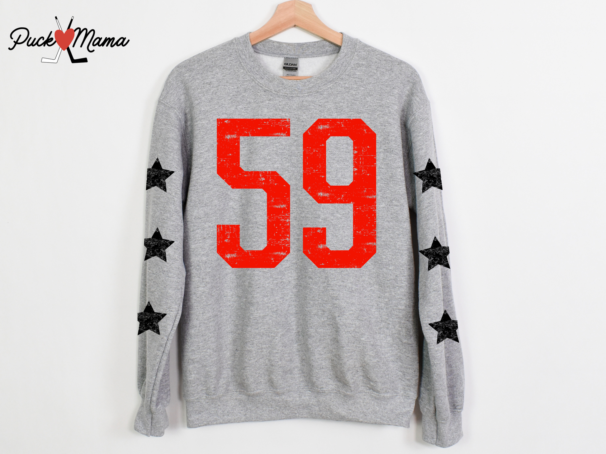 Custom Spirit Jersey | Personalized Sweatshirt with Stars & Number
