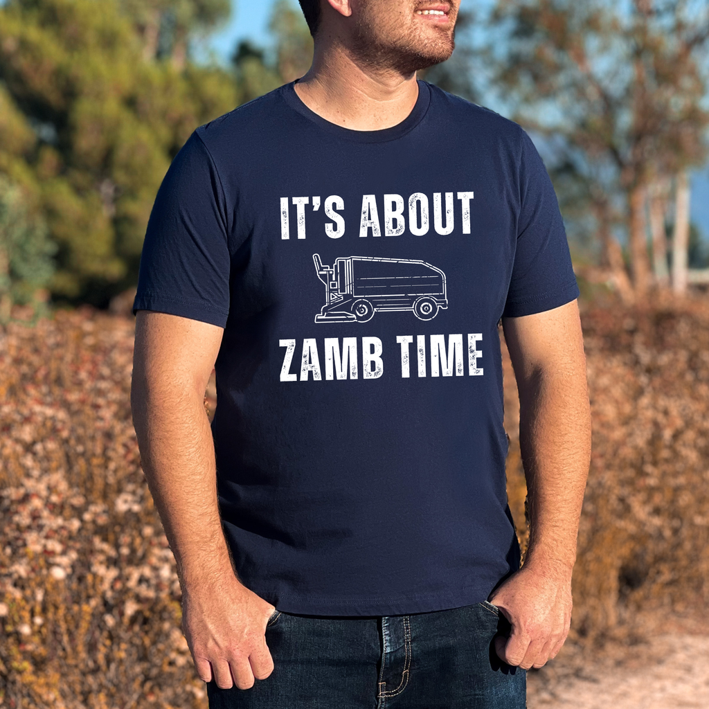 About Zamb Time Hockey Unisex Tee