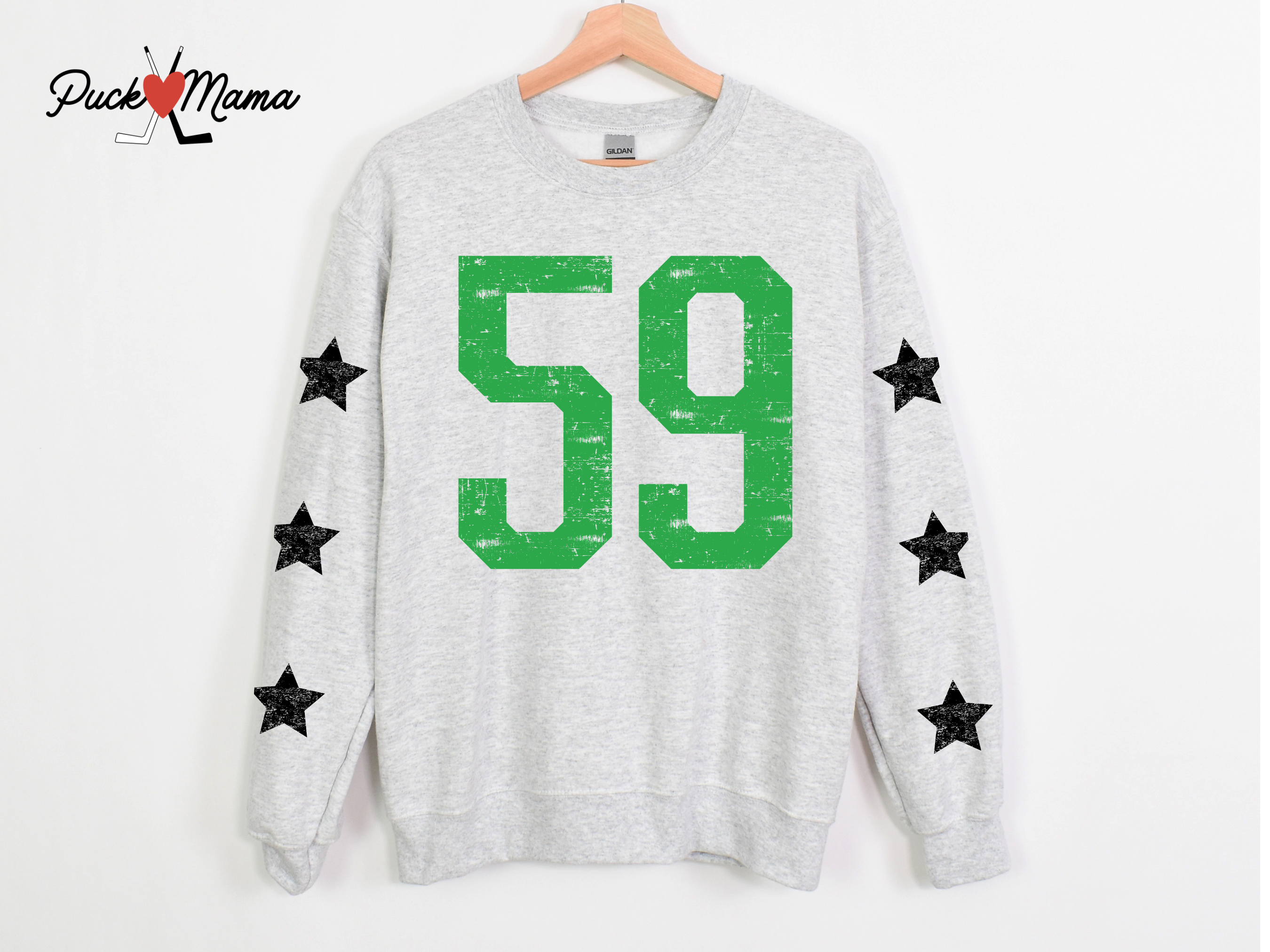 Custom Spirit Jersey | Personalized Sweatshirt with Stars & Number