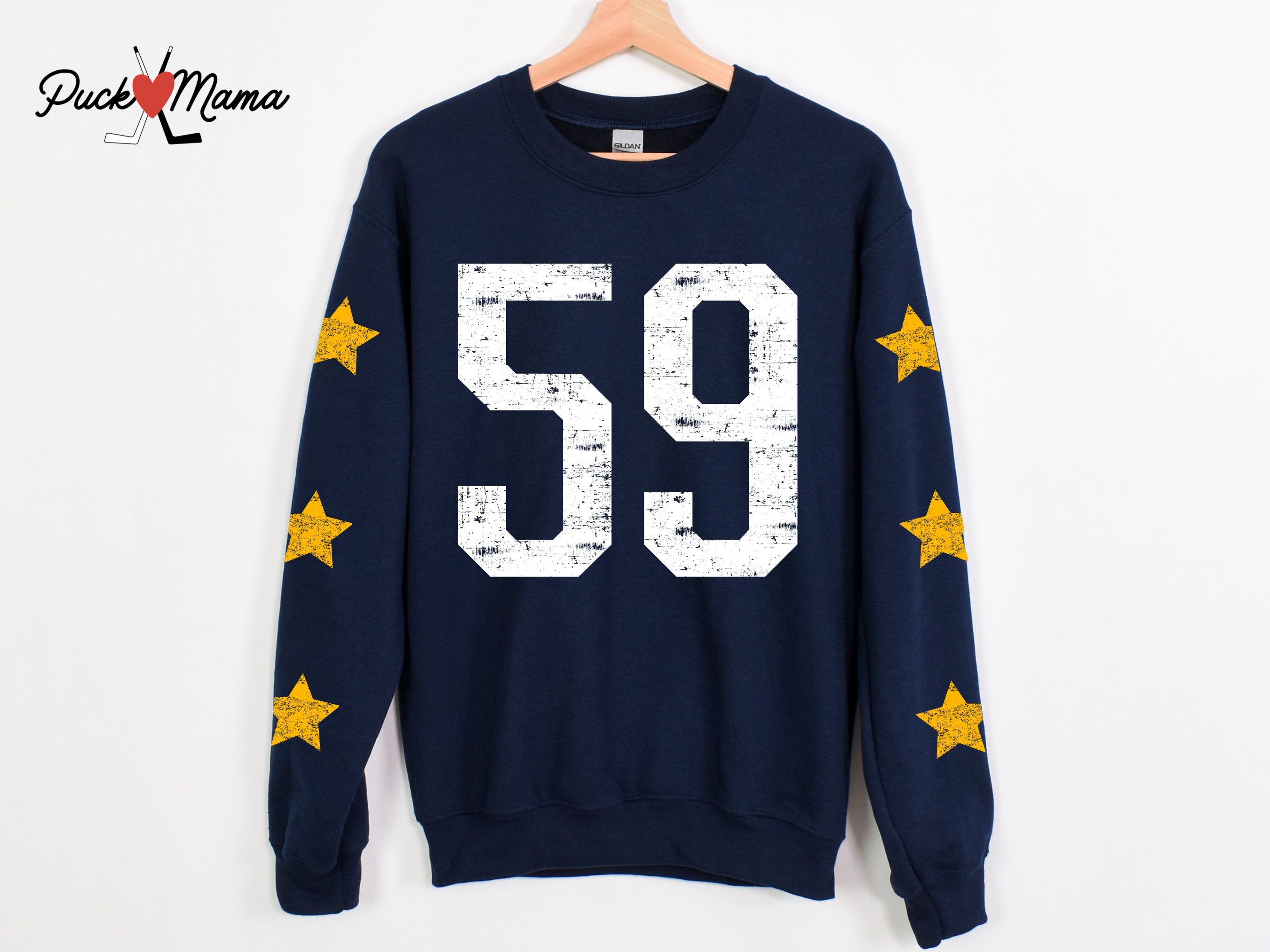 Custom Spirit Jersey | Personalized Sweatshirt with Stars & Number