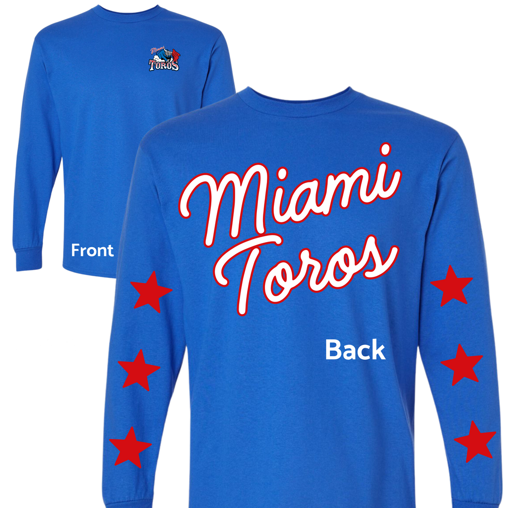 Miami Toros Long Sleeve Star Shirt
