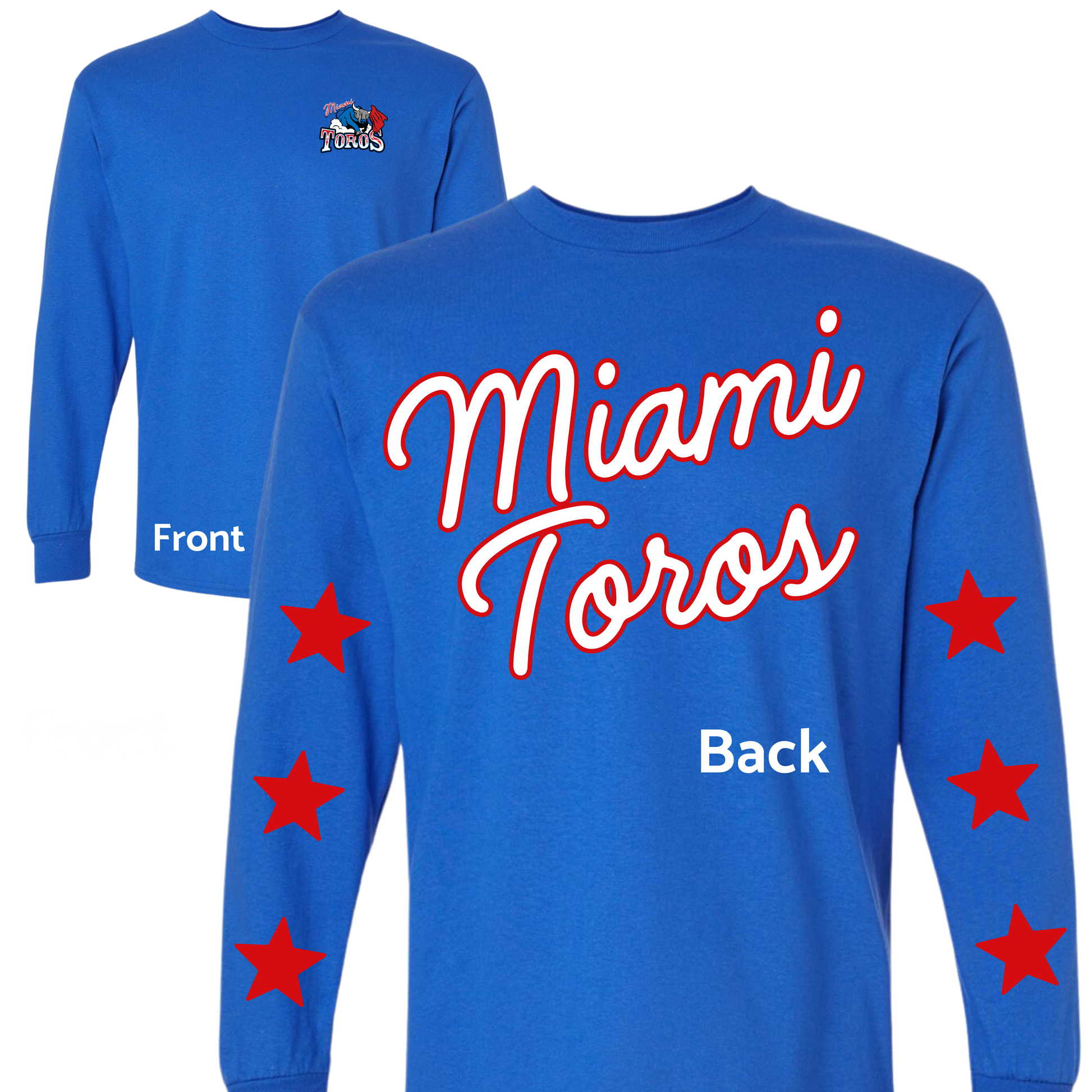 Miami Toros Long Sleeve Star Shirt