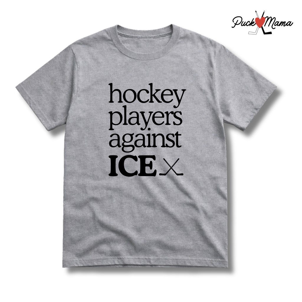 Hockey Players against ICE Unisex Tee