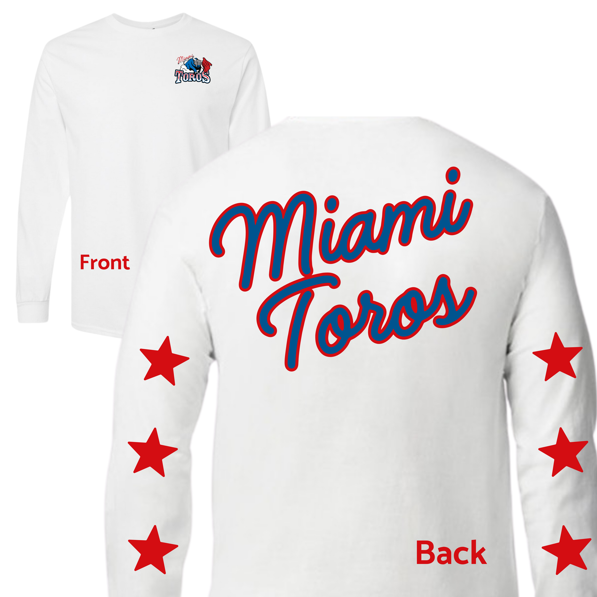Miami Toros Long Sleeve Star Shirt
