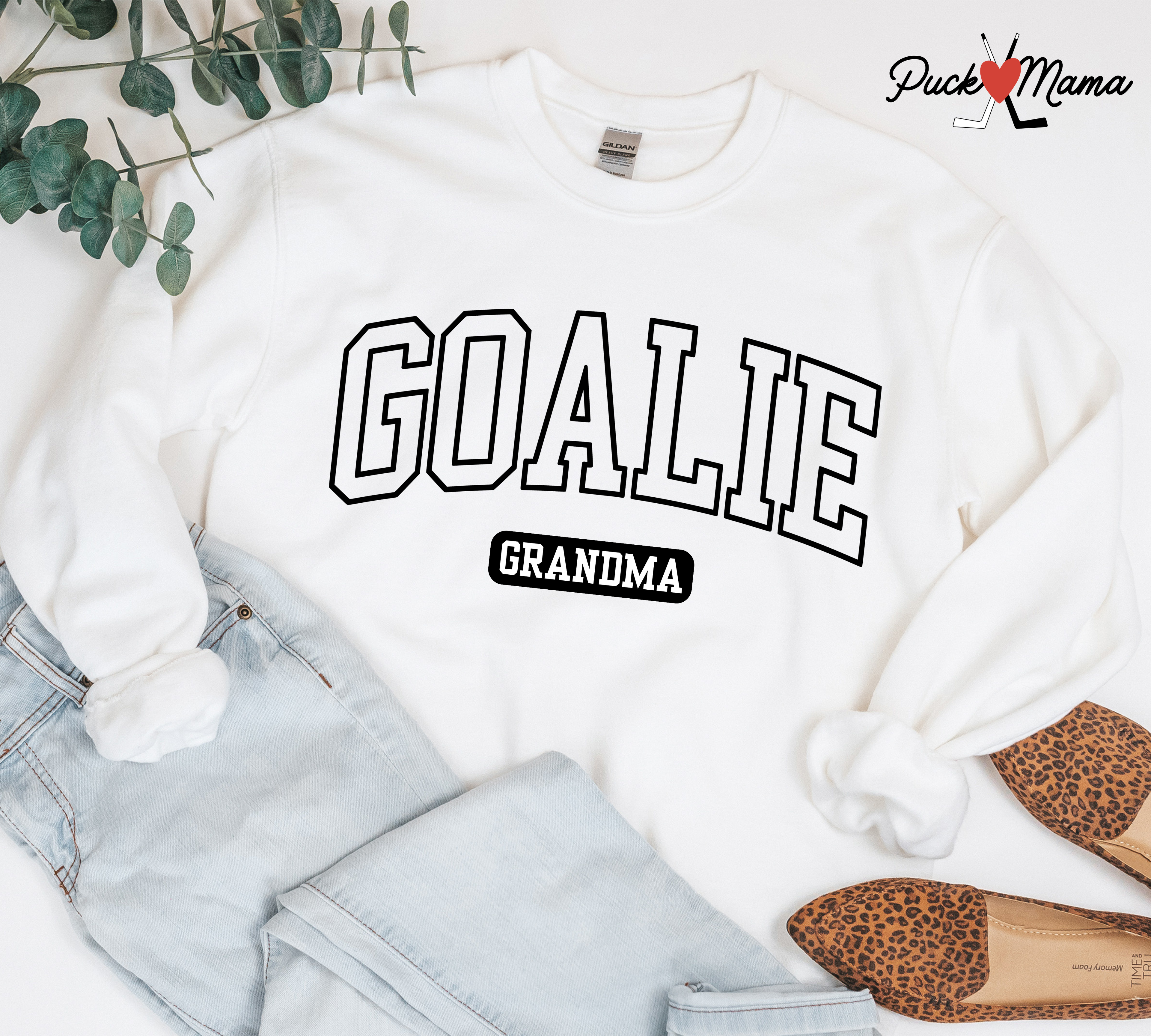 Custom Goalie Mom Crewneck Sweatshirt – Personalized Name & Role