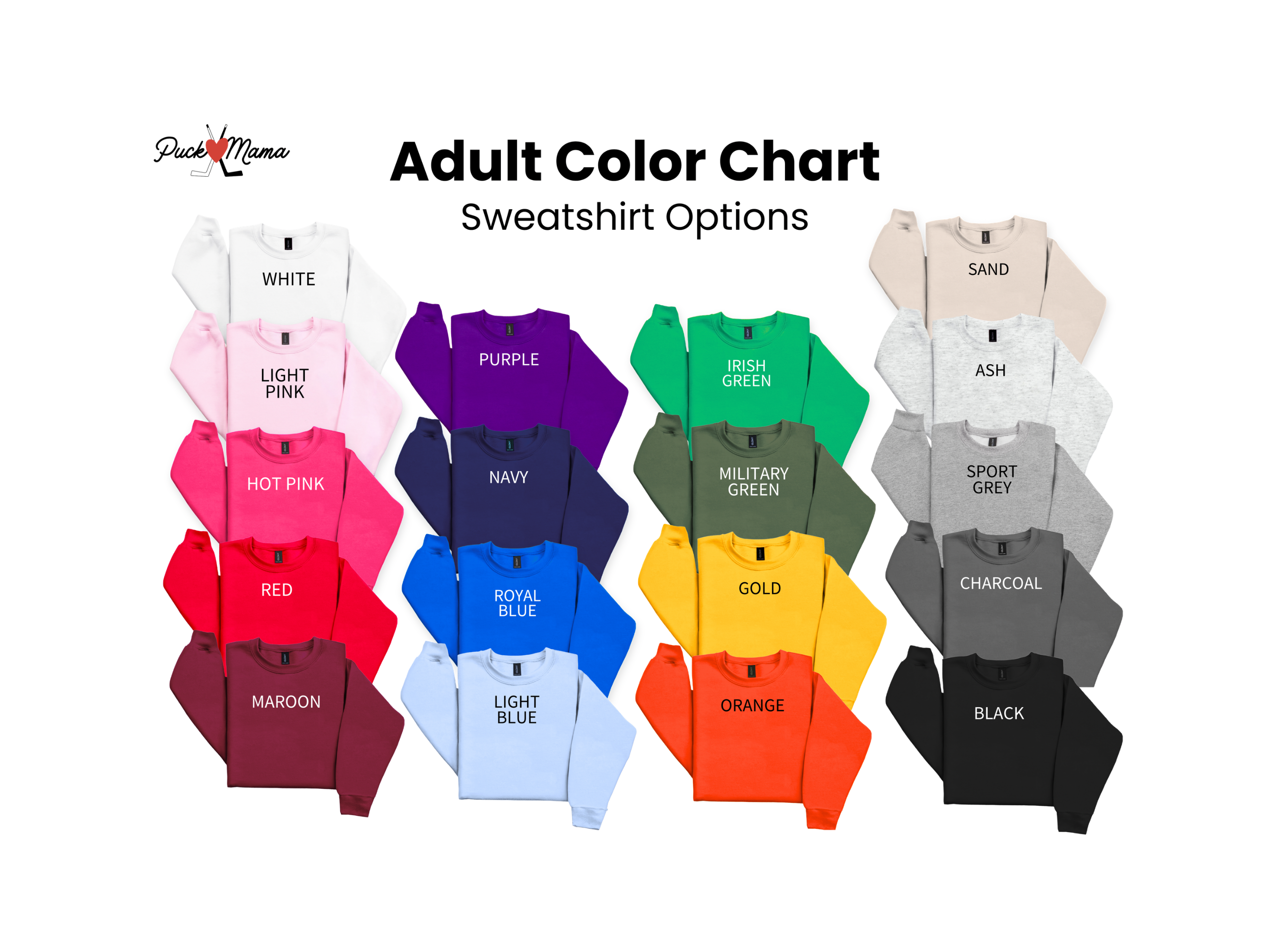 Custom Hockey Team Crew Sweatshirt – Personalized Name & Colors